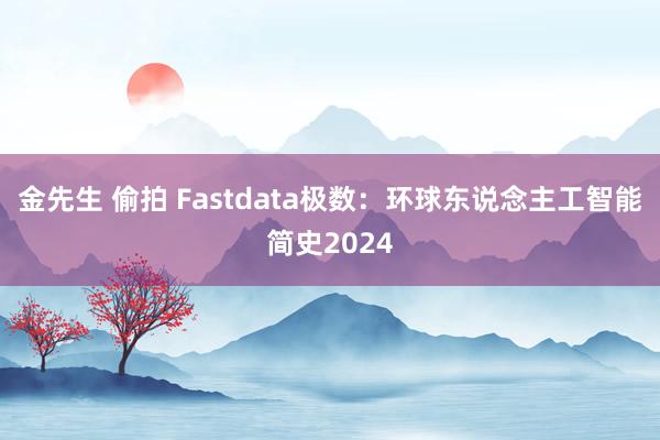 金先生 偷拍 Fastdata极数：环球东说念主工智能简史2024