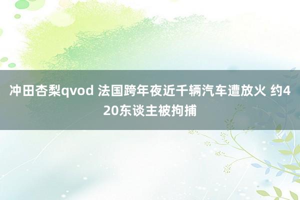 冲田杏梨qvod 法国跨年夜近千辆汽车遭放火 约420东谈主被拘捕