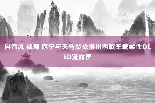 抖音风 裸舞 康宁与天马聚拢推出两款车载柔性OLED流露屏