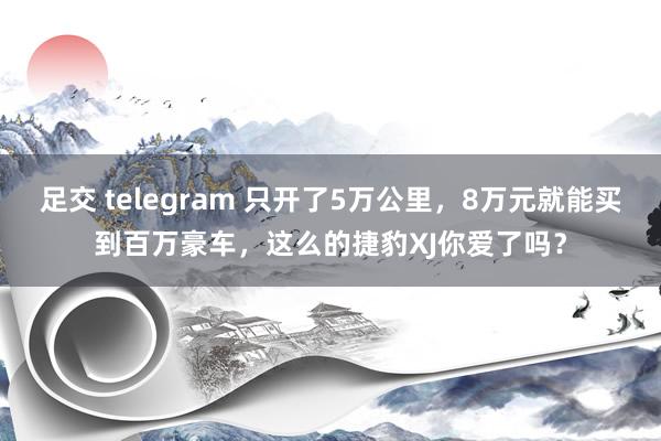 足交 telegram 只开了5万公里，8万元就能买到百万豪车，这么的捷豹XJ你爱了吗？