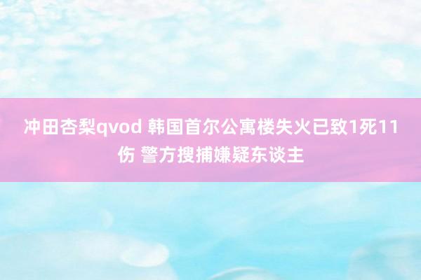 冲田杏梨qvod 韩国首尔公寓楼失火已致1死11伤 警方搜捕嫌疑东谈主