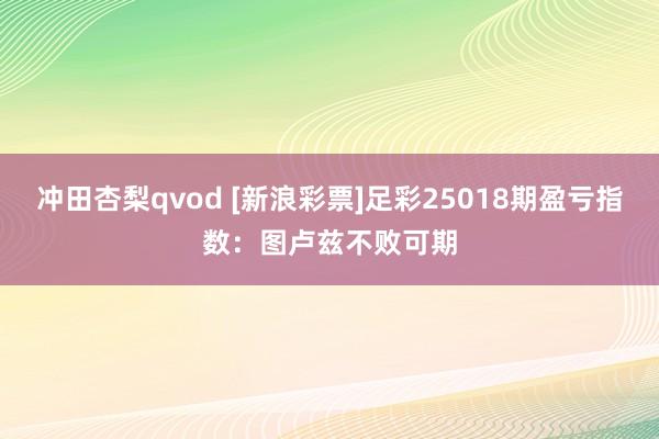 冲田杏梨qvod [新浪彩票]足彩25018期盈亏指数：图卢兹不败可期